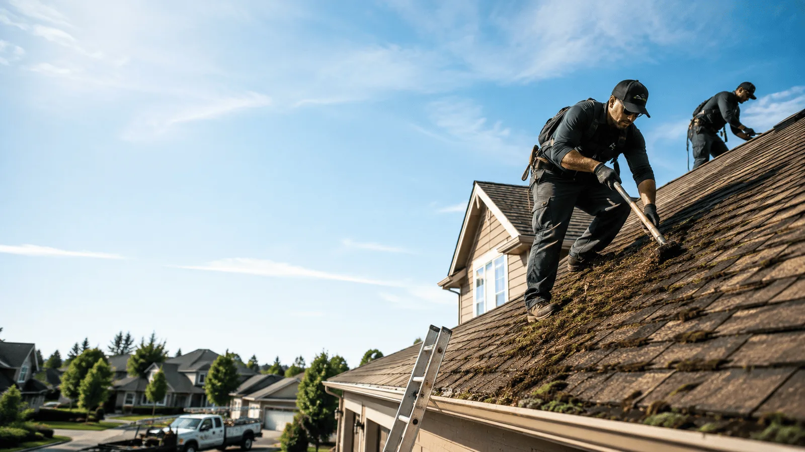 Roof Moss Removal in Manchester, CT near me